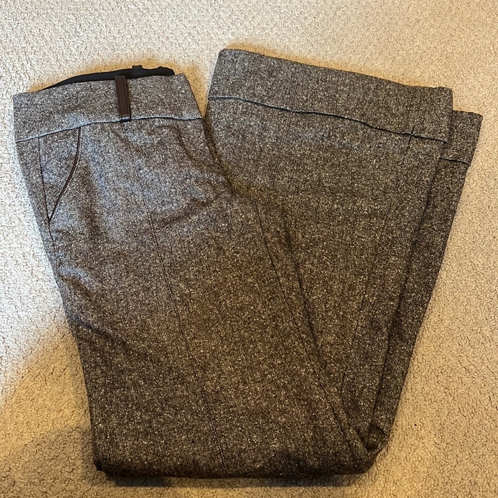 Bebe Womens Wide Leg wool pant
